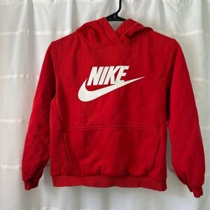 Nike Kids Red Pullover Hoodie